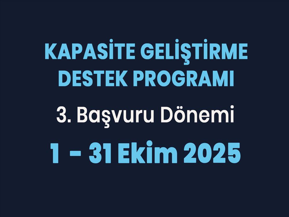 KOSGEB Kapasite Geliştirme Destek Programı 3. Başvuru Dönemi